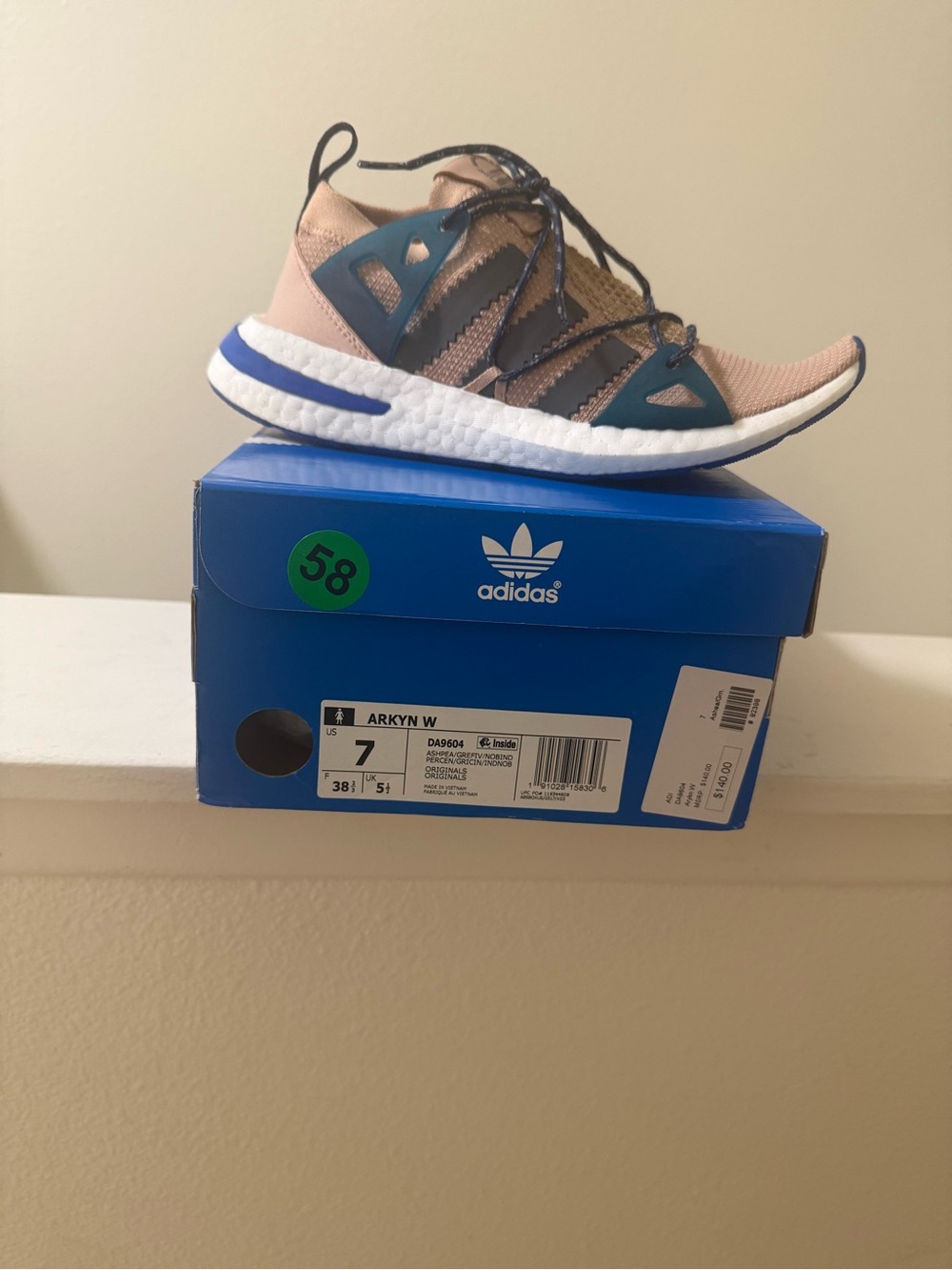 adidas Arkyn W Pink and Blue Running Sneaker